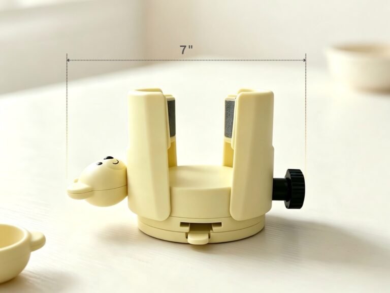 Dymmoy bowl clamp secured around a baby bowl